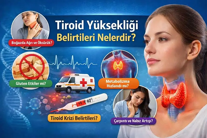 Tiroid Yüksekliği Belirtileri Nelerdir? Tiroid Yüksekliği Neden Olur?